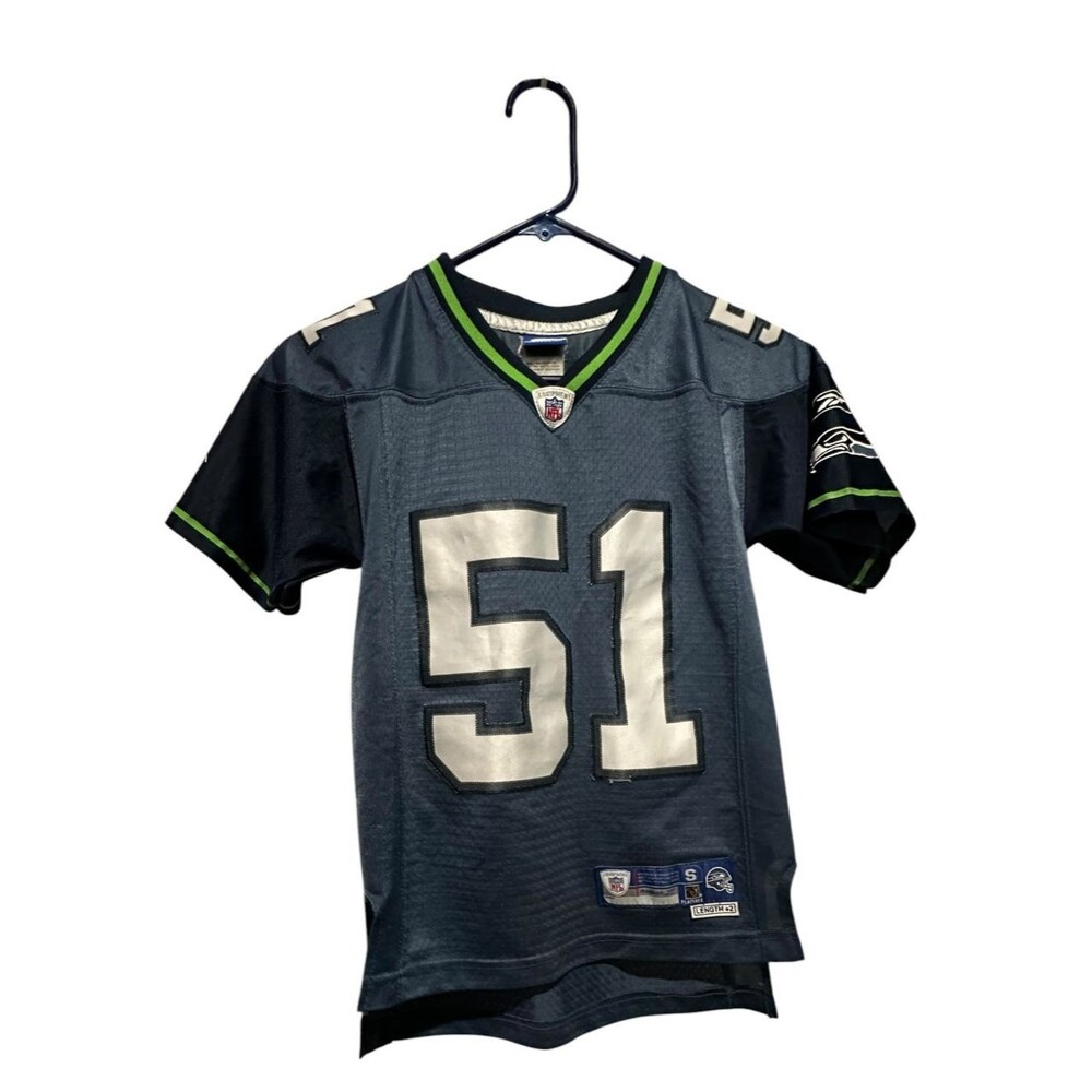 Vintage Seattle Seahawks Youth Jersey Size Small #51 Lofa Tatupu Reebok